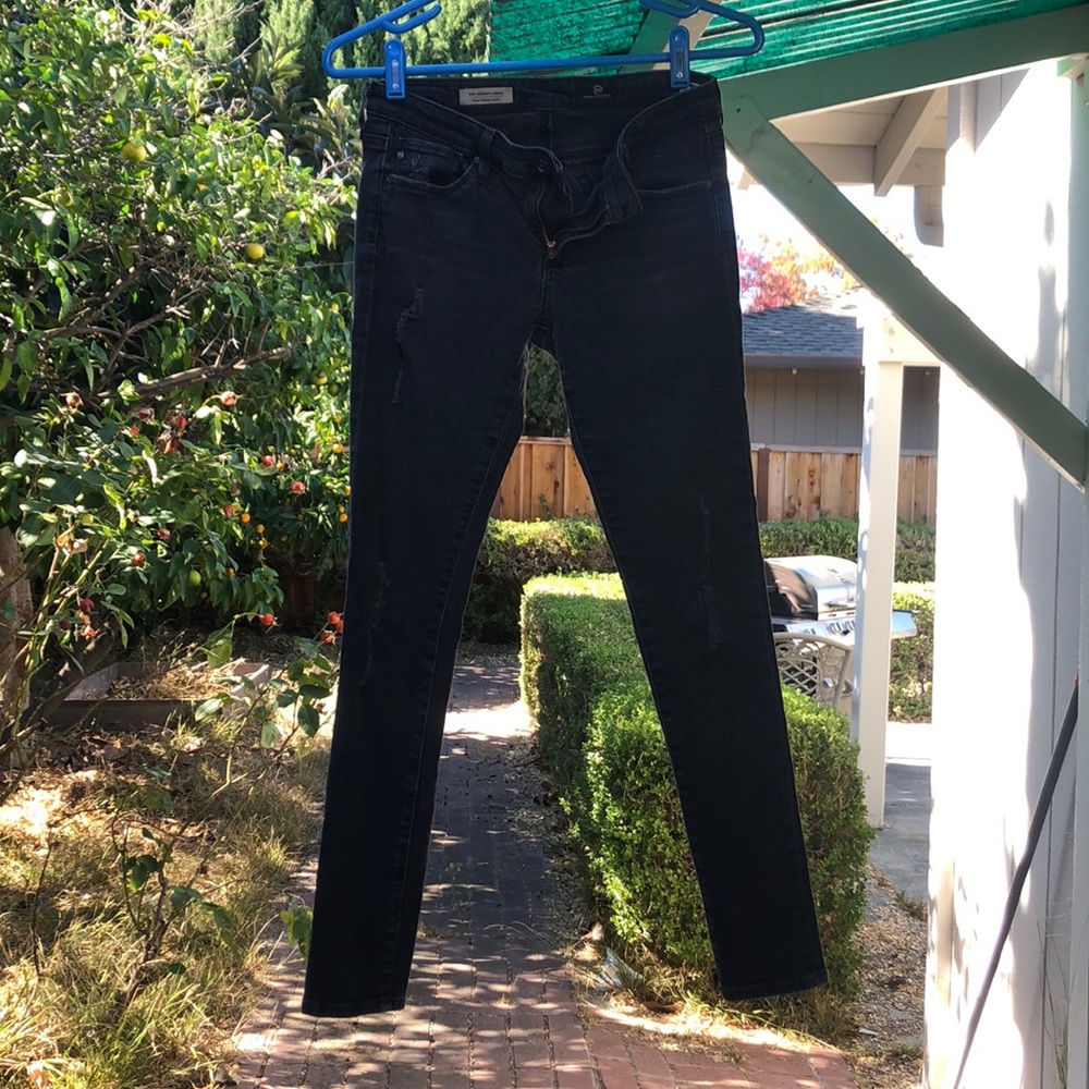 AG Adriano Goldschmied distressed skinny jeans 26R